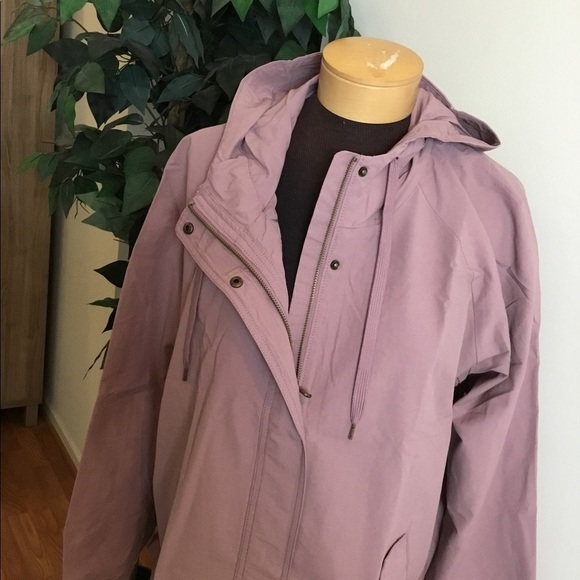 SONOMA Goods for Life XXL NWT windbreaker berry mocha - Picture 3 of 11